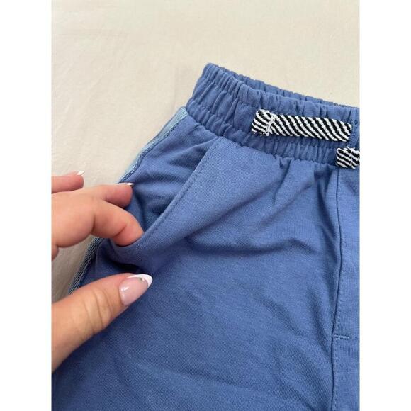 Volcom Clothing Set Kids Size 3T Blue Striped TShirt Elastic Waistband Casual - Picture 10 of 12